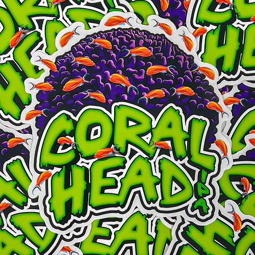 Coral Head Sticker