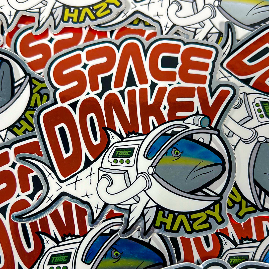 Space Donkey Sticker