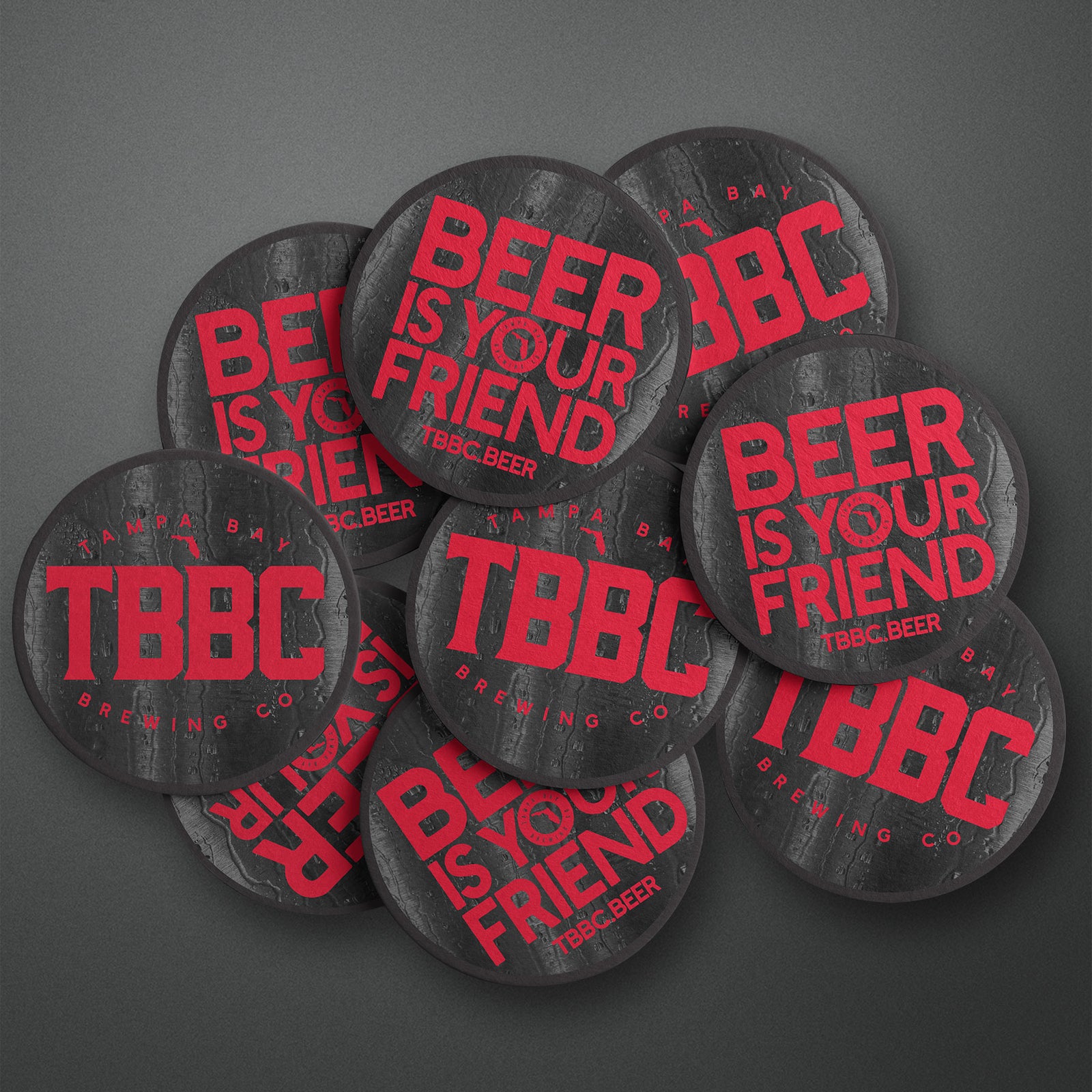 TBBC- Beer Is Your Friend Drink Coaster